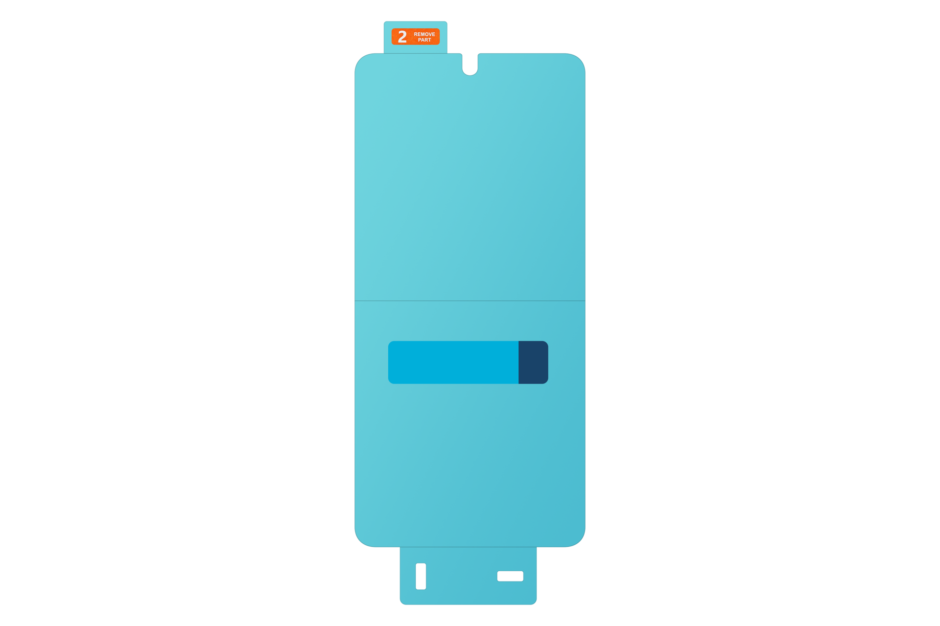 Galaxy S25 Edge Anti-reflecting Film Front2 Transparent 