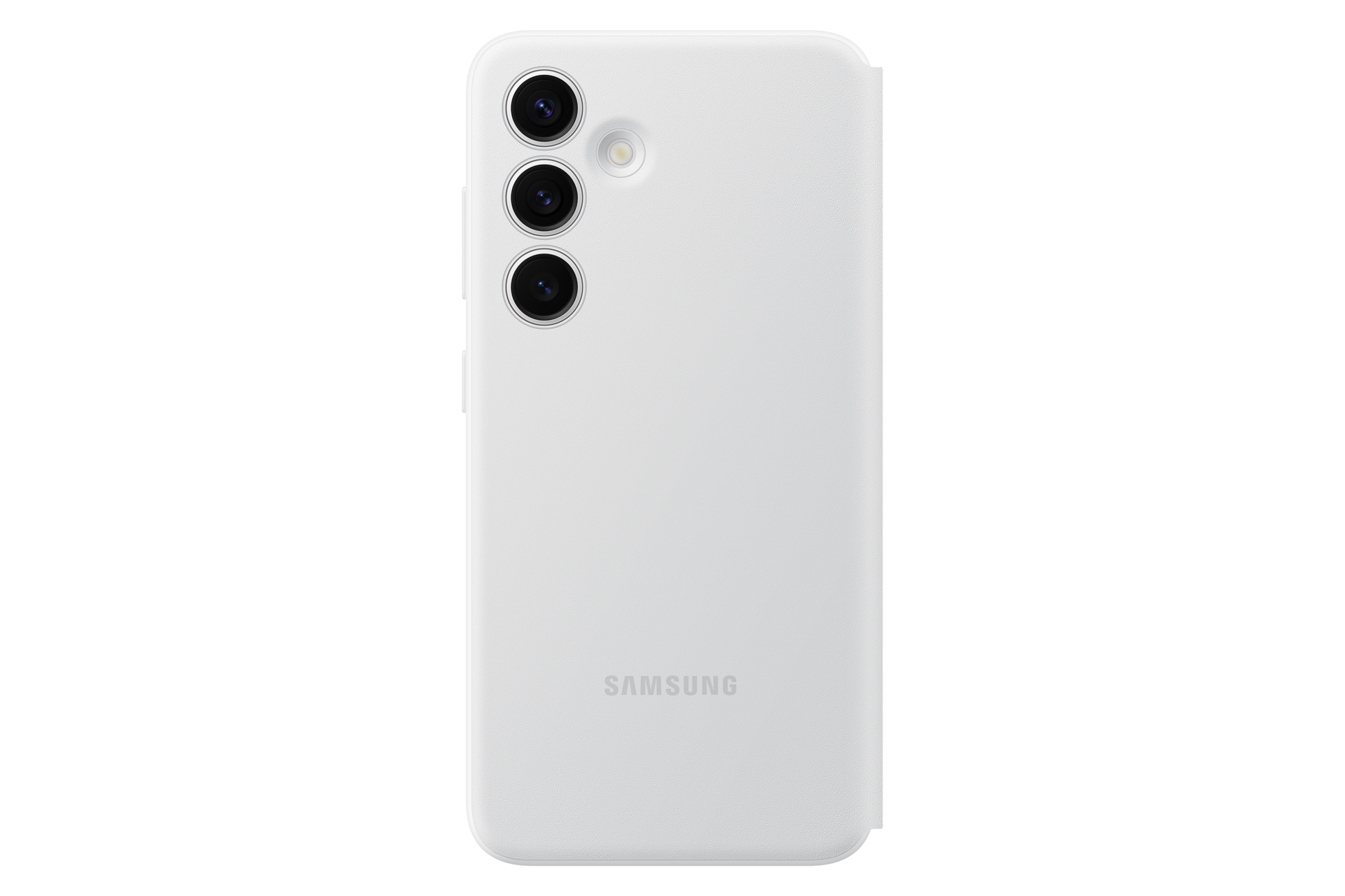 Galaxy S24 Smart View Wallet Case Back White 