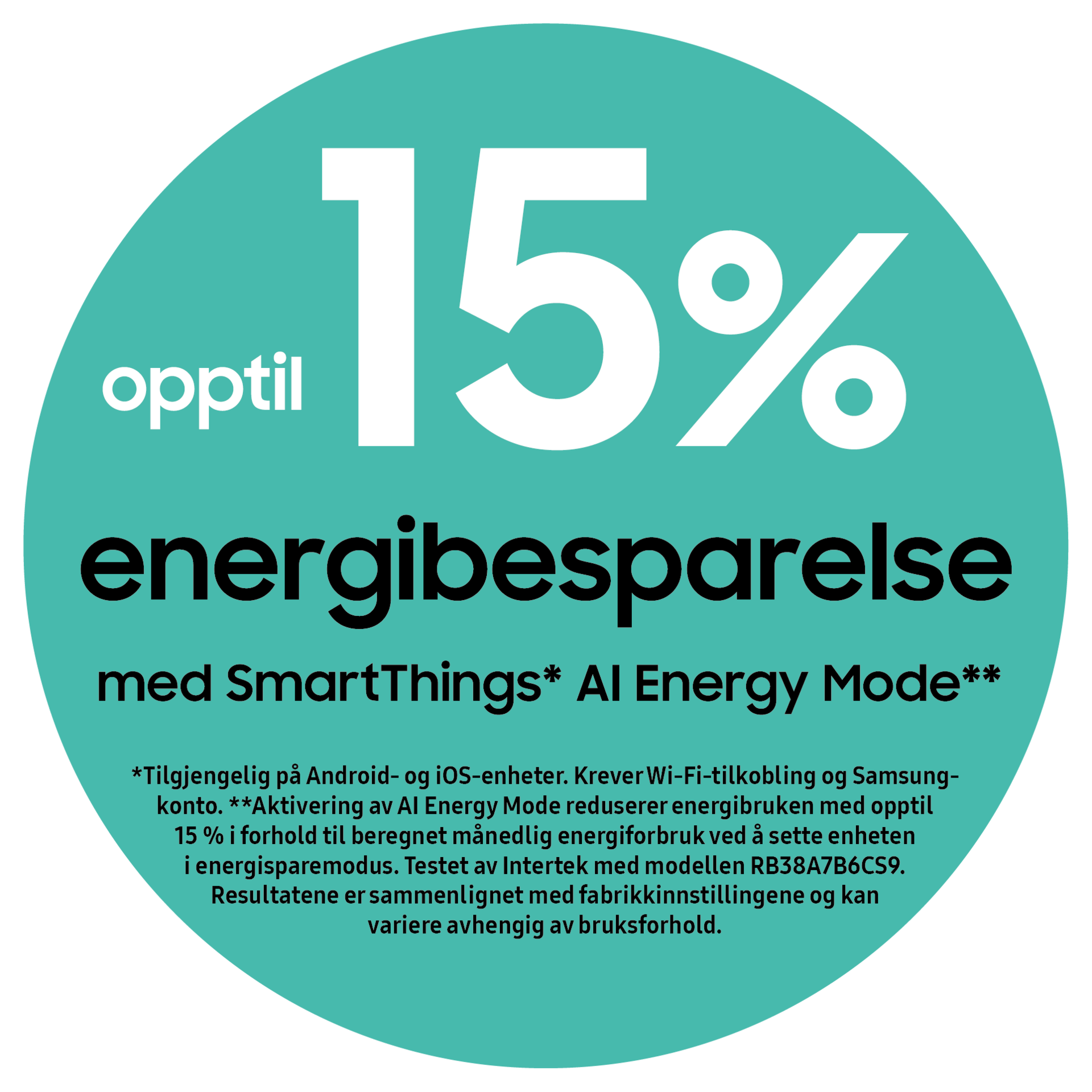 Opptil 15% energibesparelse med SmartThings AI Energy Mode