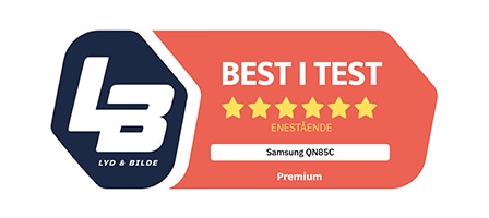 "Samsung QN85C er utvilsomt en av de aller beste storskjermene i premium-klassen…"