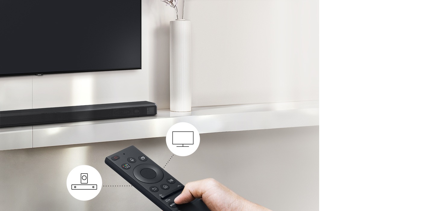 Styr all lyd med fjernkontrollen One Remote