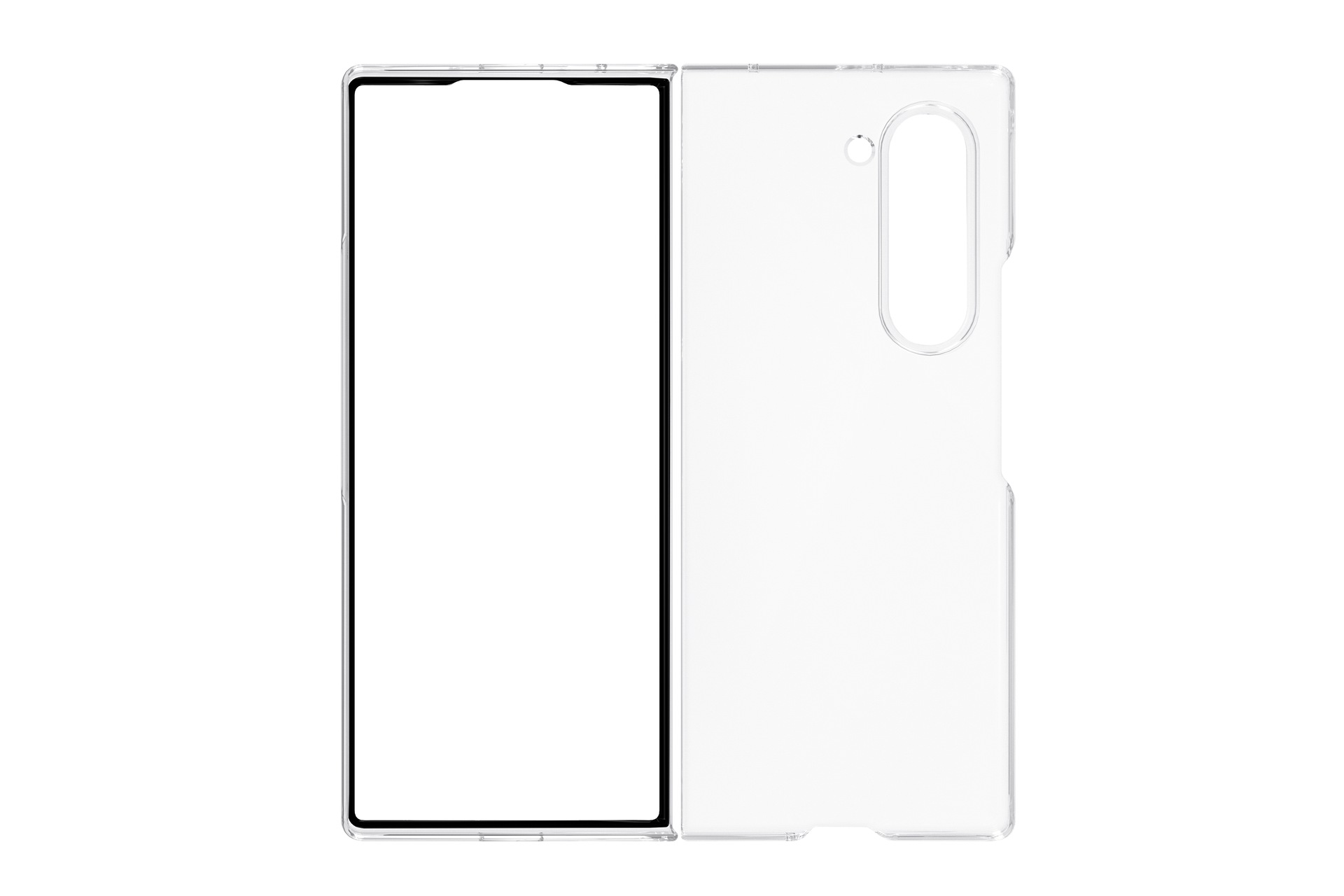 Galaxy Z Fold6 Slim Clear Case Back Transparent 