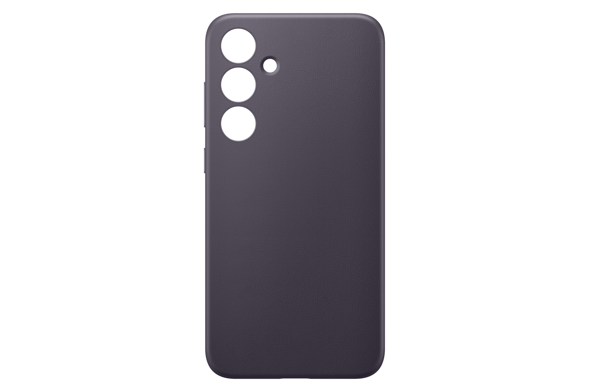 Galaxy S24+ Vegan Leather Case Front2 Dark Violet 
