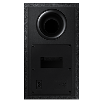 subwoofer-back Black
