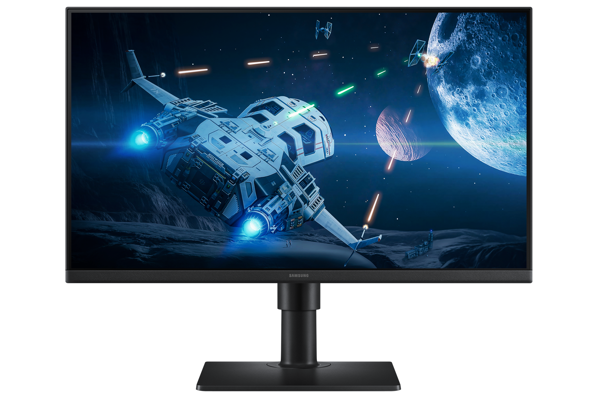 24"/27" Essential Monitor S4 S40GD Full HD Front3 Black 