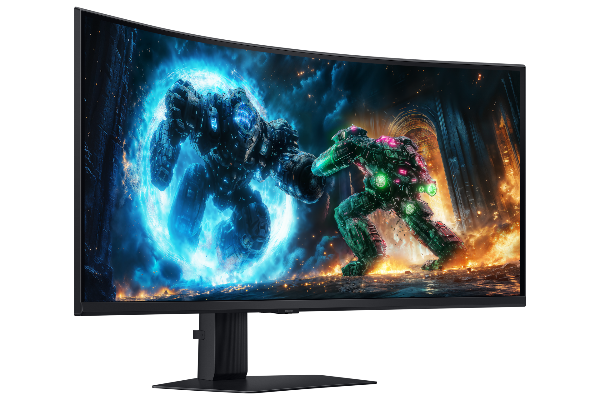 40" Odyssey G7 G75F WUHD 180Hz Gaming Monitor L-Perspective Black 