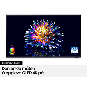 The Terrace med QLED viser et bilde med optimal kontrast