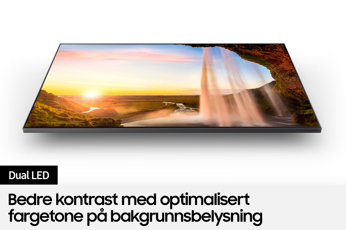 QLED TV Q60A med Dual LED viser den ekte fargetonen i bildet