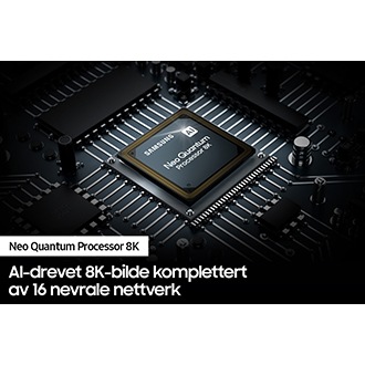 QLED TV QN800A med Samsungs kraftfulle Neo Quantum Processor 8K forbedrer innholdet
