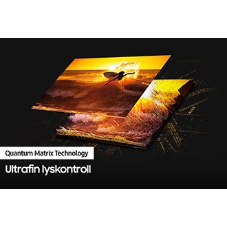 QLED TV QN95A med Quantum Matrix Technology viser flotte detaljer i både de mørkeste og lyseste motivene.