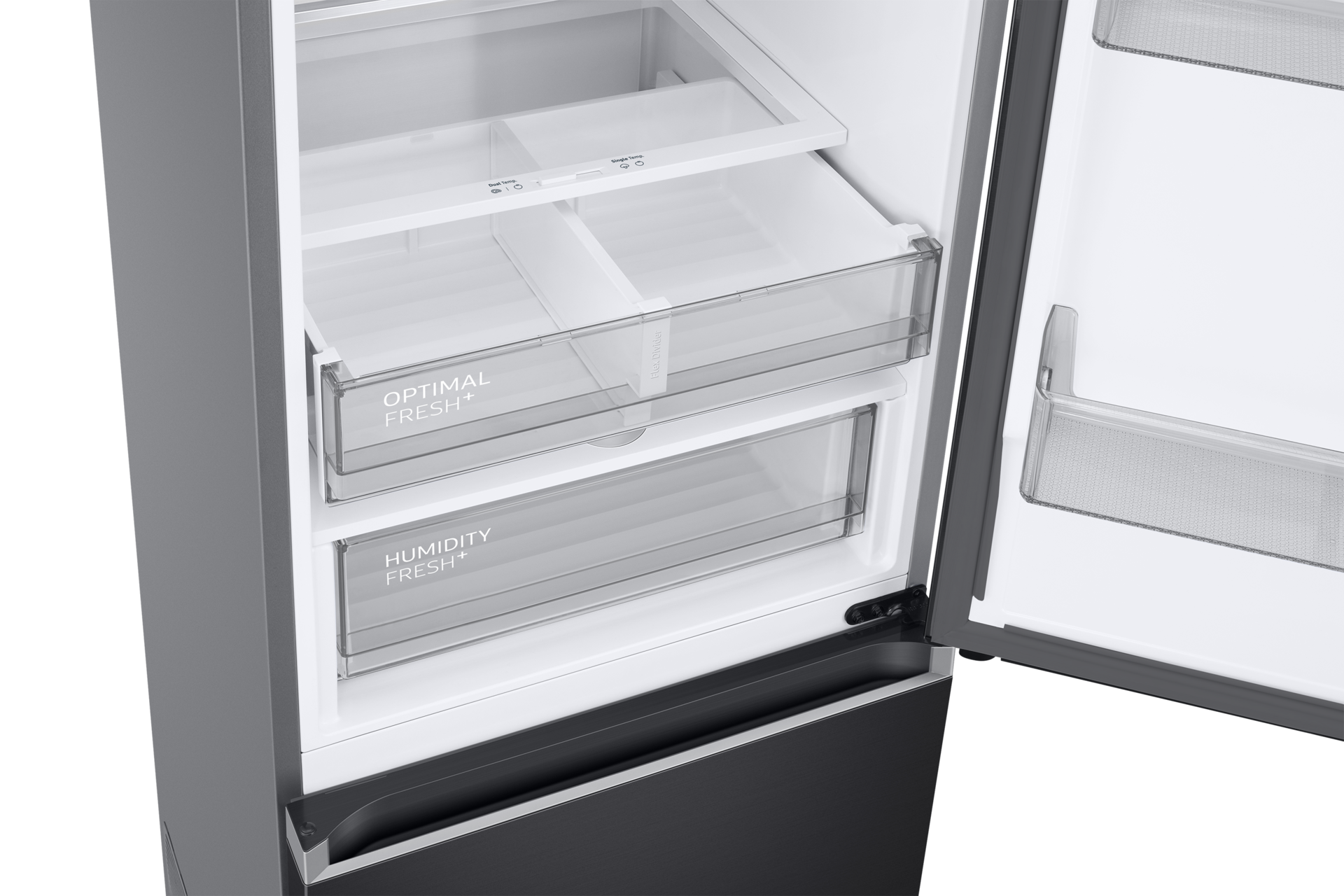 Kjøle- og fryseskap Metal Cooling 203 cm Detail-2Temp-Zone1 Black 