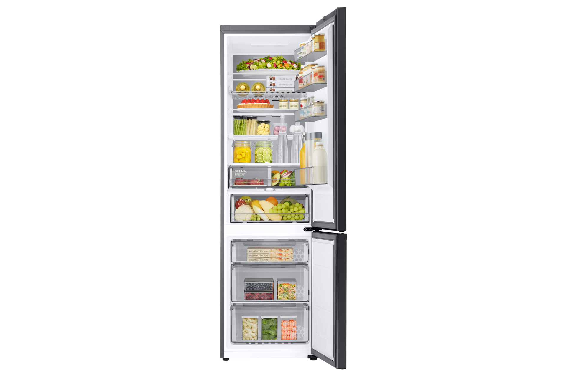 front-open-with-food Clean Black