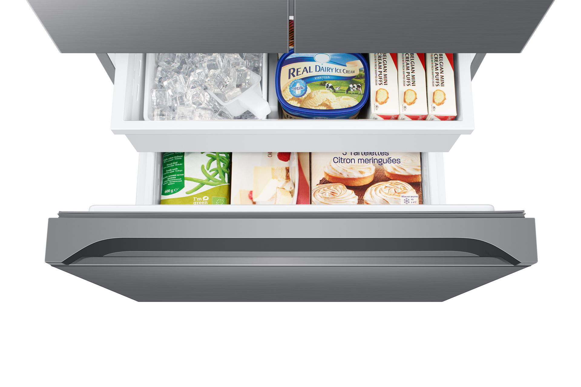 RF5000C French Door Refrigerators with SmartThings Detail-Freezer-Box-Food2 Silver 