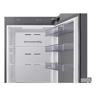 Kjøleskap One Door Auto Open Door 186cm Detail-White-Duct Silver 