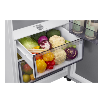 Kjøleskap One Door Auto Open Door 186cm Detail-Humidity-Box Silver 
