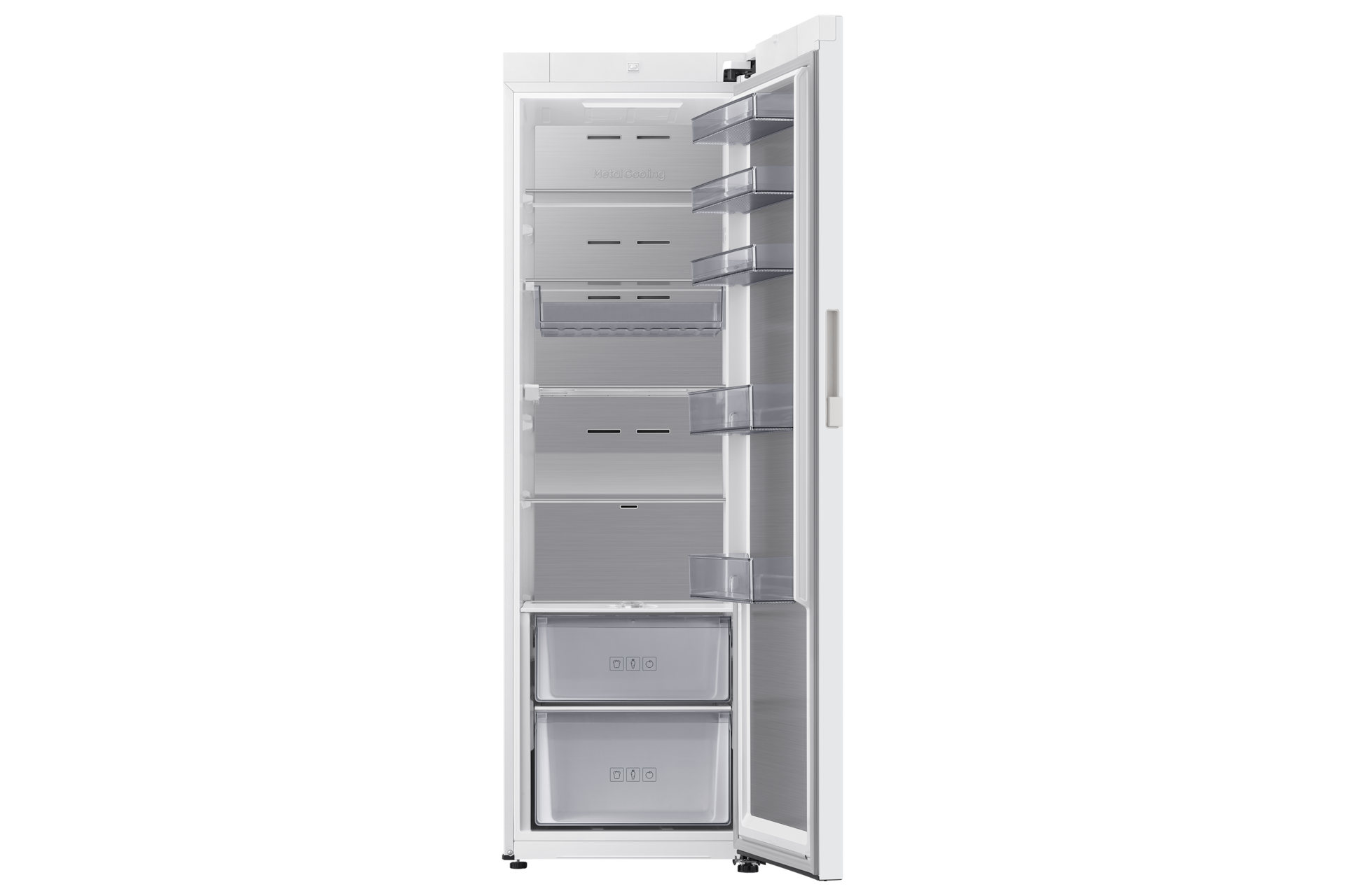Kjøleskap One Door Auto Open Door 186cm Front-Open White 