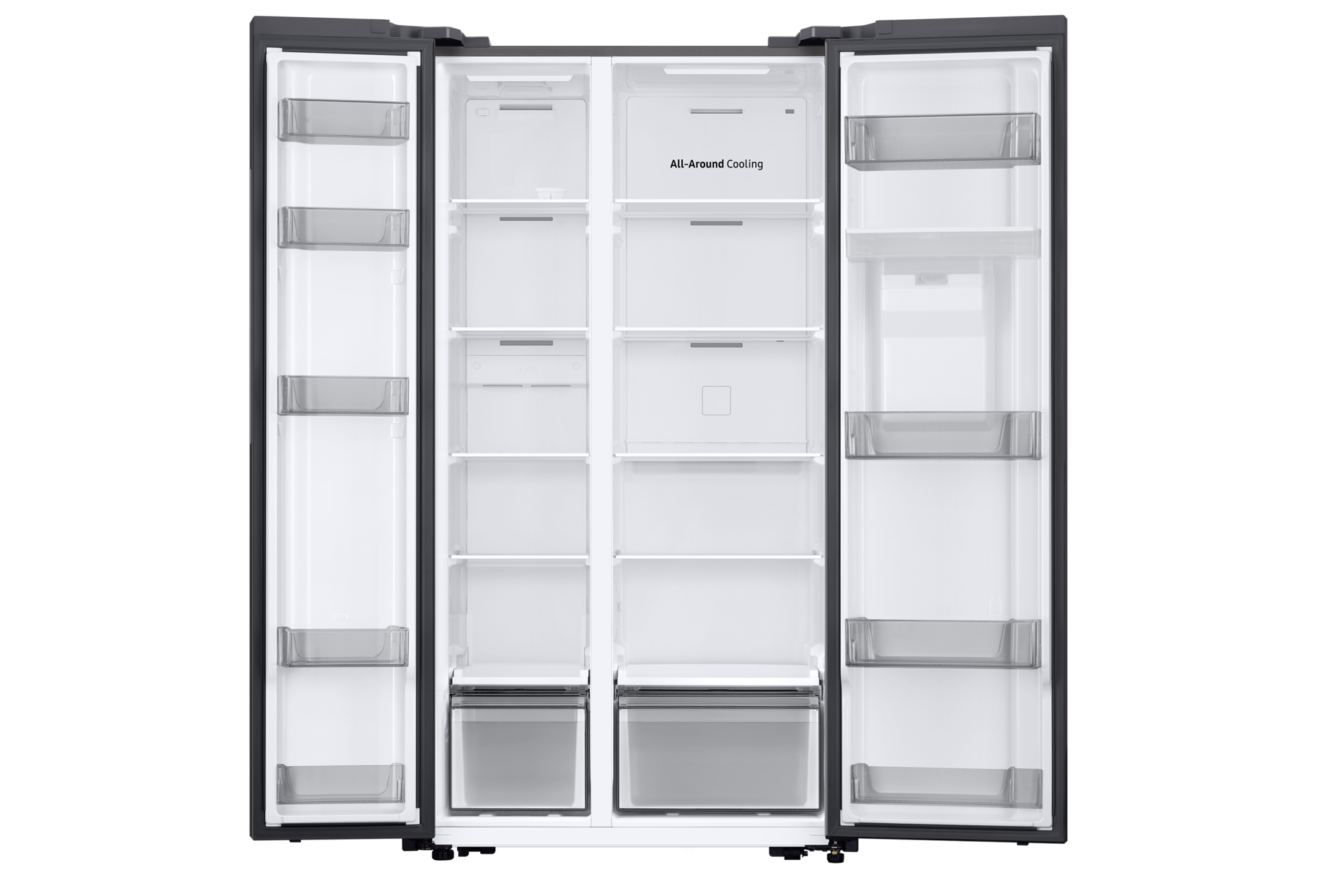 RS4000DC Side by Side with Large Capacity Front-Open Silver 