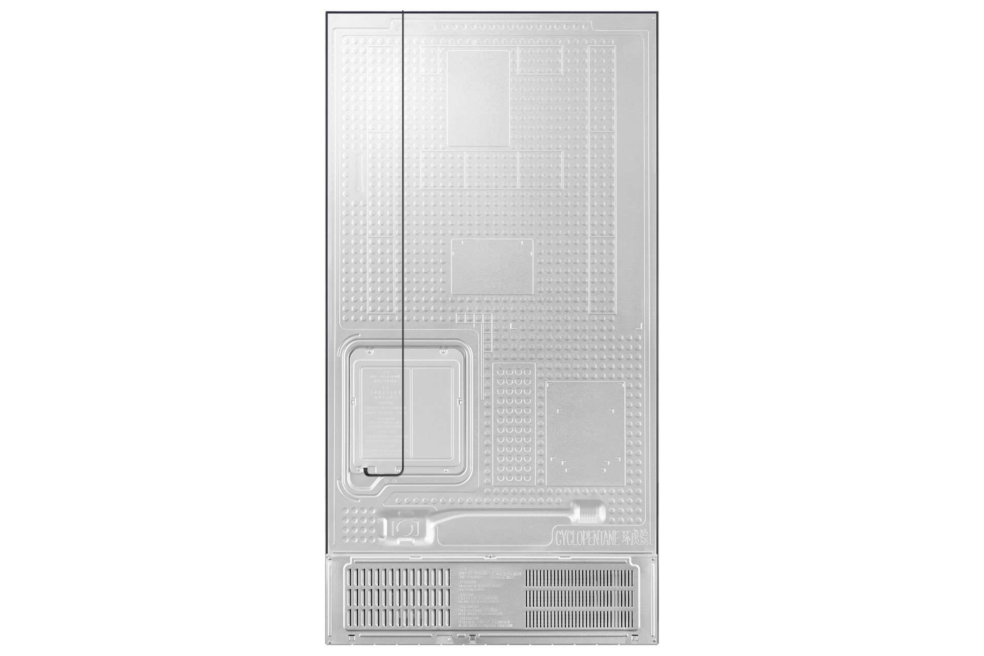 RS4000DC Side by Side with Large Capacity Back Silver 