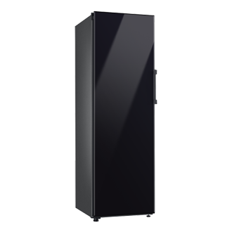 Bespoke Fryser med Metal Cooling 186 cm L-Perspective Clean Black 