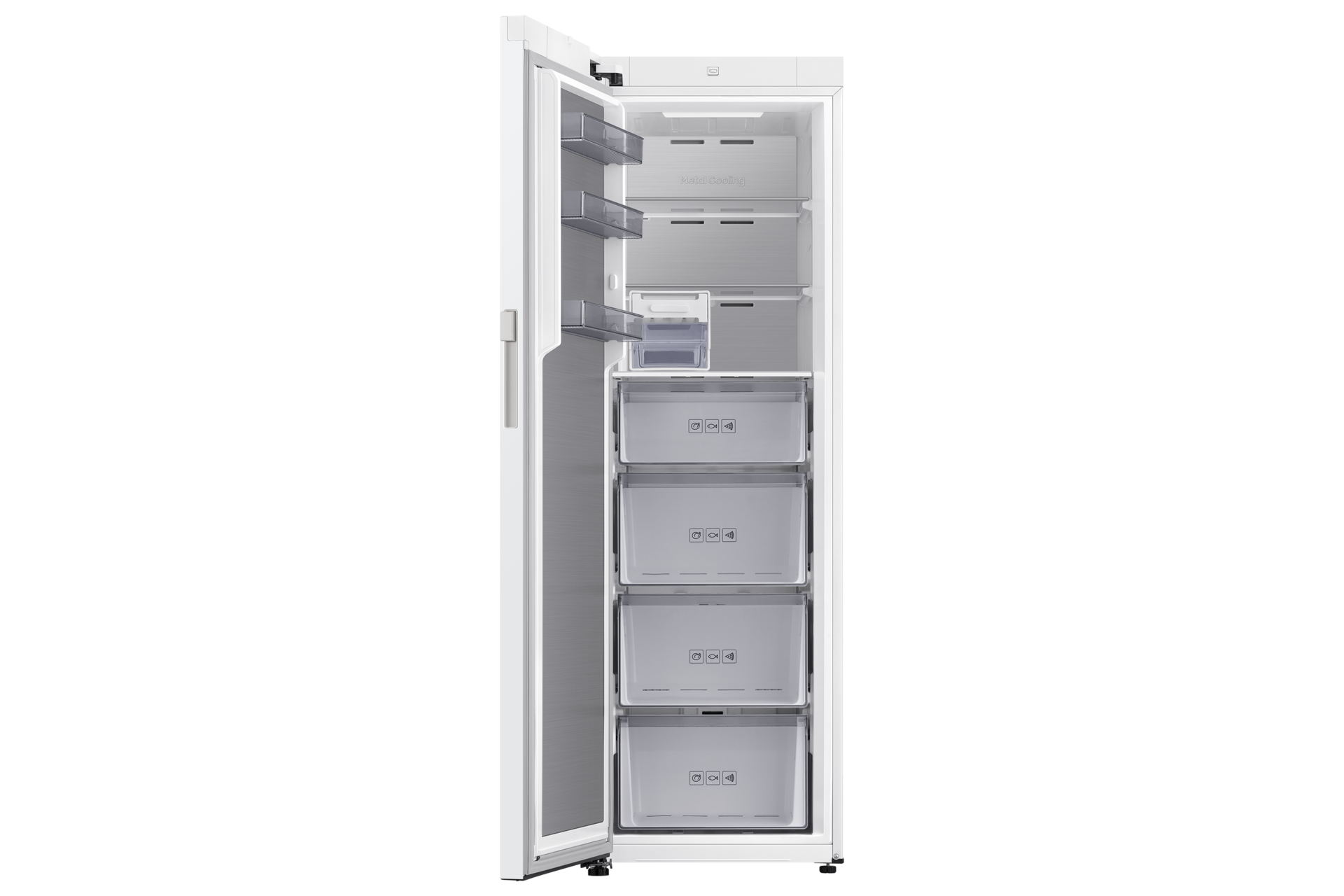 Frysere One Door Auto Open Door 186cm Front-Open White 