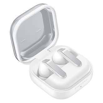 Galaxy Buds4 Pro Case-Opened-Side White 
