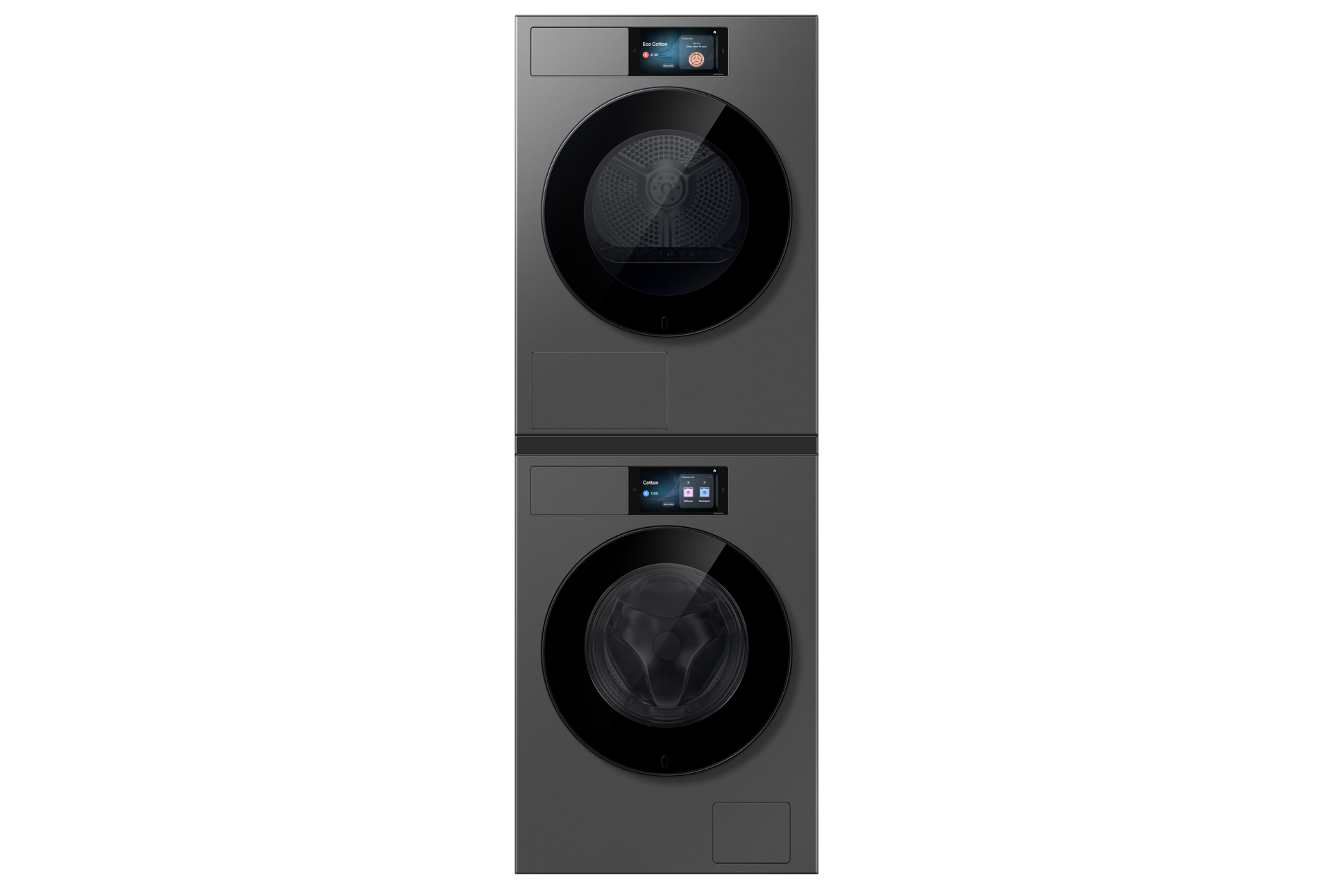 Washer AI Home 9kg Stack-Front-Door-Closed Gray 