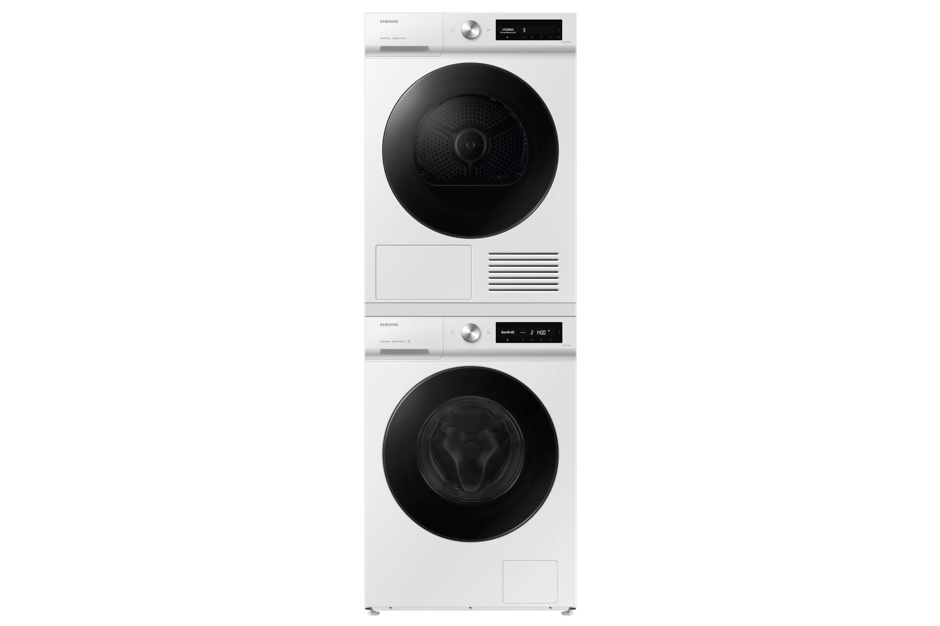 Bespoke Vaskemaskin AI Energy Mode 11 kg Stack-Front-Door-Closed White 