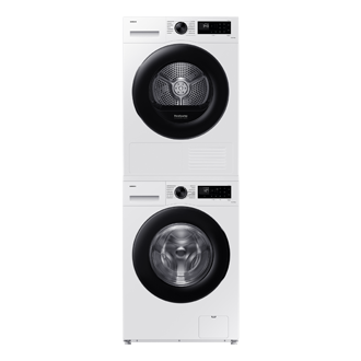 WW5000C Front load Washer with Ecobubble™ and SmartThings AI Energy Mode Stack-Front-Door-Closed White 