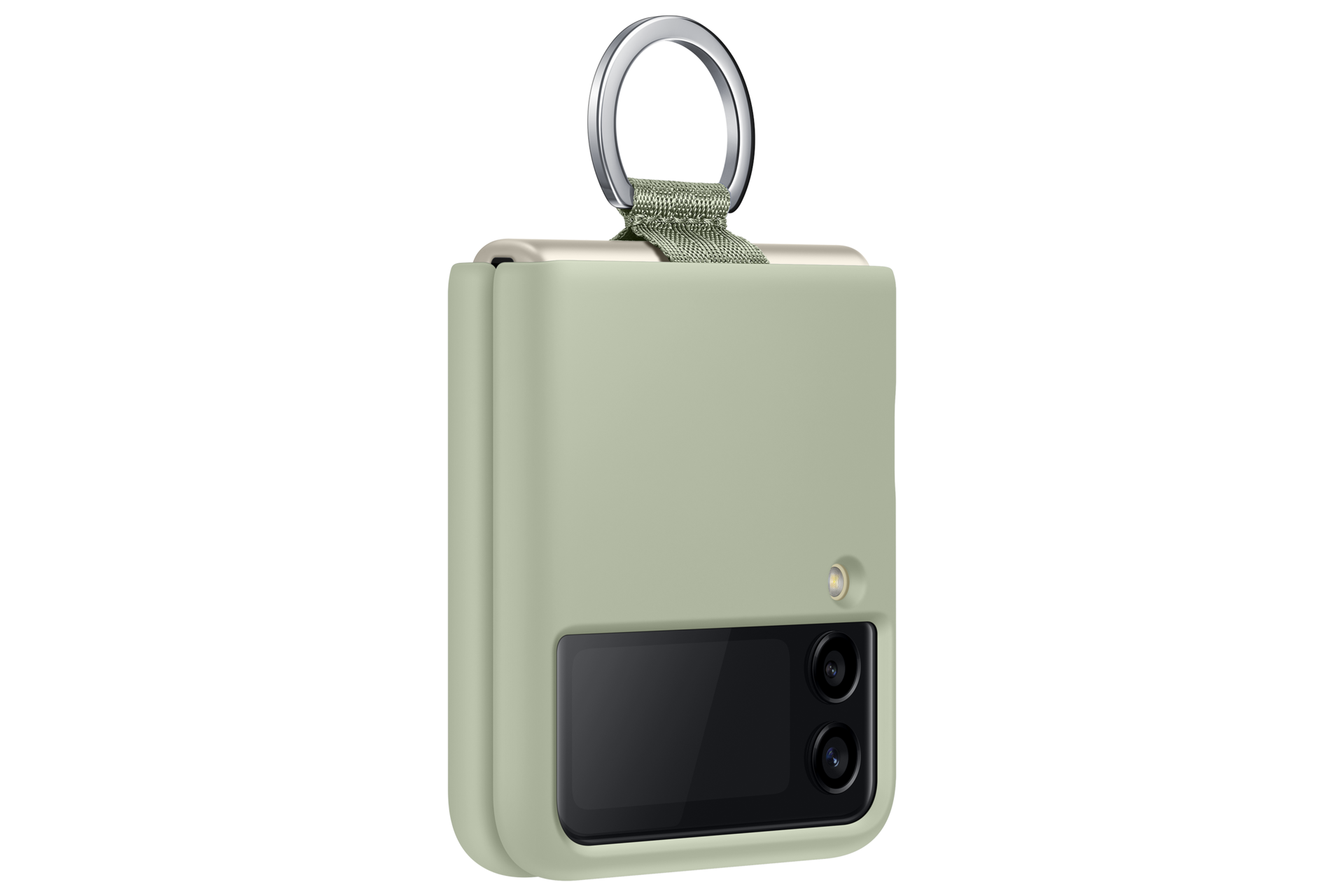 SAMSUNG - 日本未発売　galaxy z flip3 純正ケース　オリーブグリーン Galaxy Z Flip3 5G Silicone Cover with Ring olive | Samsung NZ