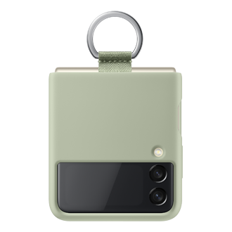 SAMSUNG - 日本未発売　galaxy z flip3 純正ケース　オリーブグリーン Galaxy Z Flip3 5G Silicone Cover with Ring olive | Samsung NZ