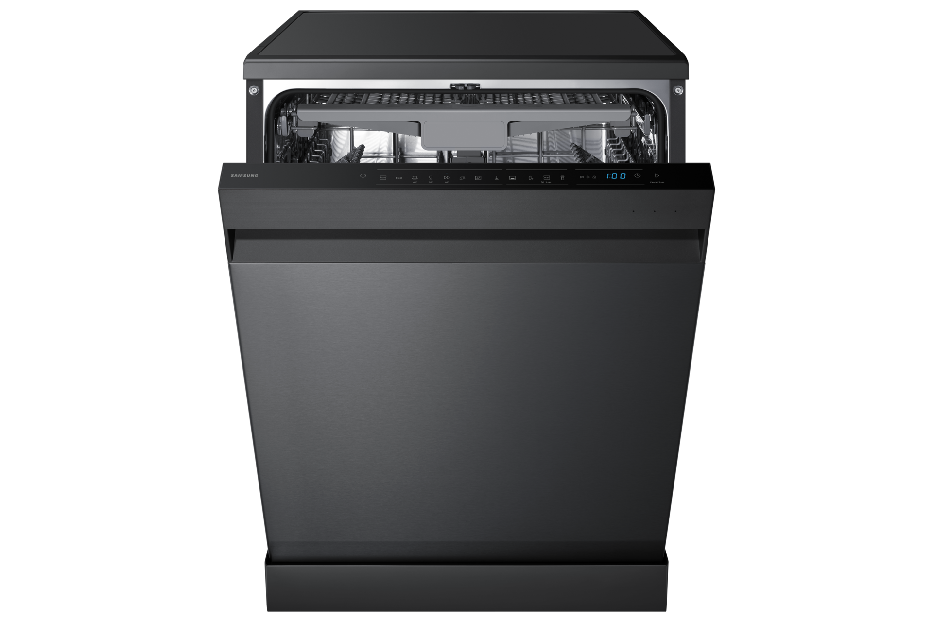 Freestanding Dishwasher AutoRelease 14 Place Setting Front-Open Black 