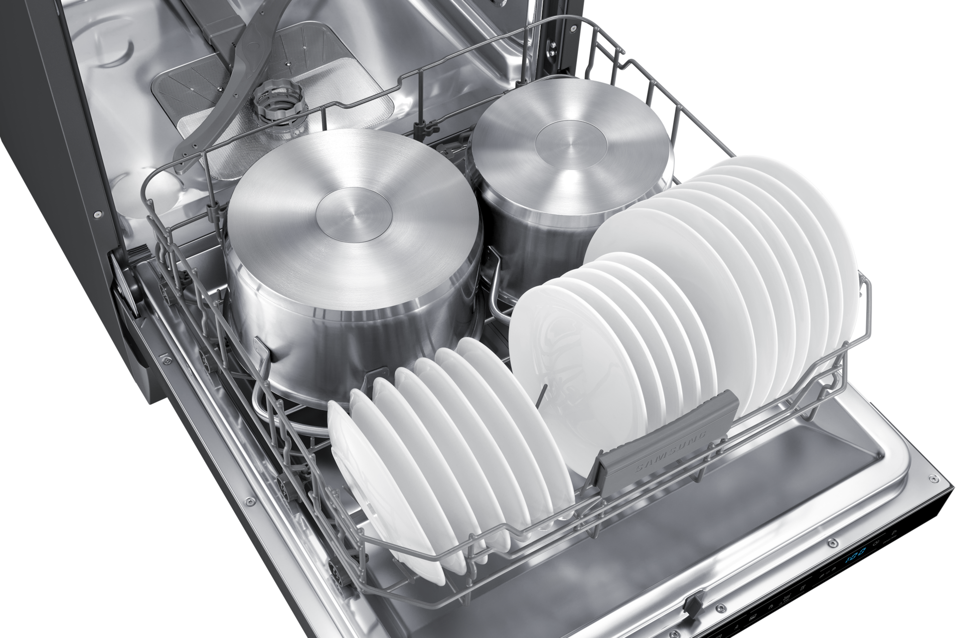 Freestanding Dishwasher AutoRelease 14 Place Setting Detail1 Black 