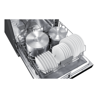 Freestanding Dishwasher AutoRelease 14 Place Setting Detail1 Black 