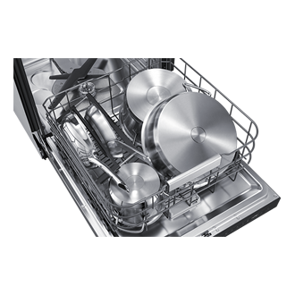 Bespoke AI Freestanding Dishwasher AutoRelease 15 Place Setting Detail1 Black 