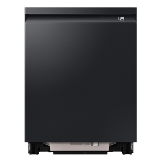 Bespoke AI Freestanding Dishwasher AutoRelease 15 Place Setting Front Black 