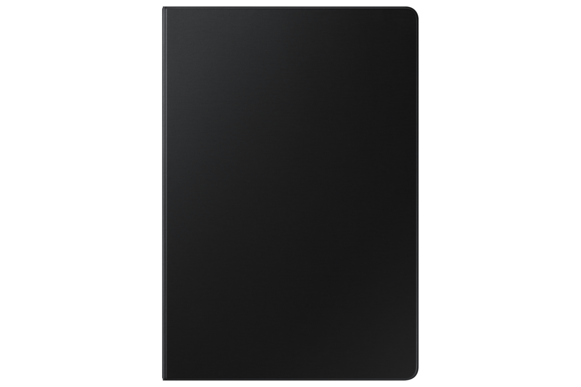 A front view of a black S7 FE book cover, infused with an antimicrobial coating to protect against 99% of bacteria. Buy Samsung Tab S7 EF-BT730PBEGWW