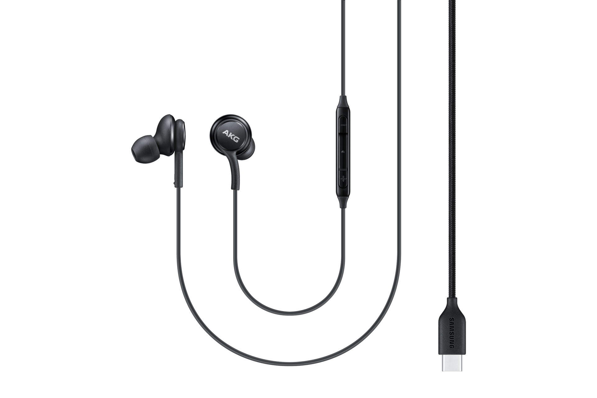 The Samsung Type C earphones in black come with the built-in DAC that helps enhance the quality of what you listen to