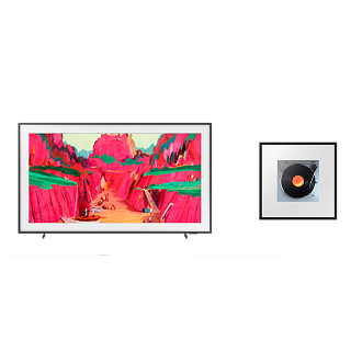 75" The Frame Pro 4K Samsung Vision AI Smart TV and Music Frame HW-LS60D Frame Design Wireless Speaker Black