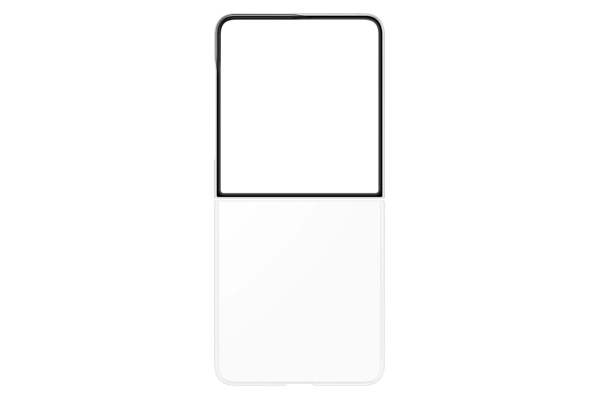 Galaxy Z Flip8 Clear Case Front3 Transparent 
