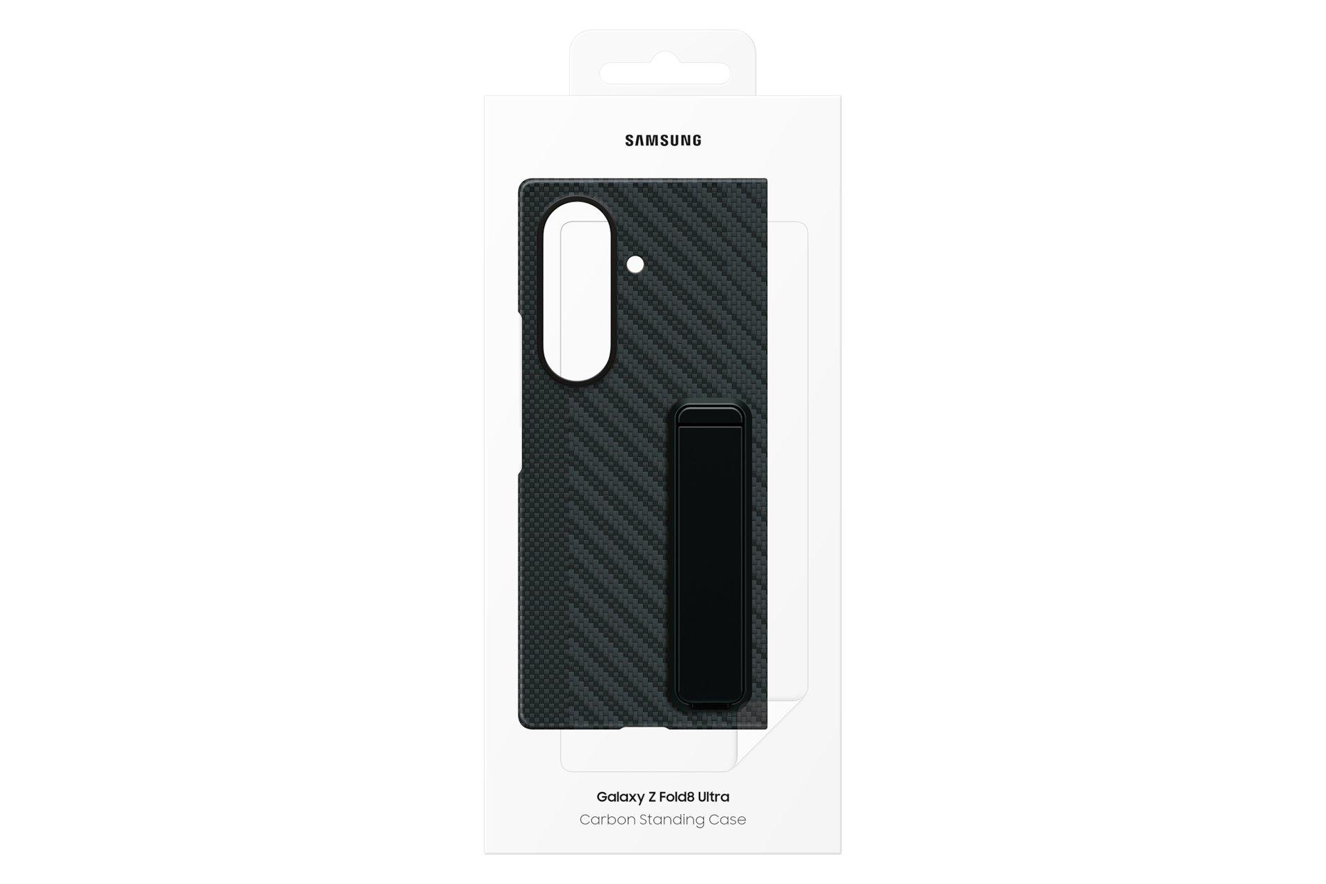 Galaxy Z Fold8 Ultra Carbon Standing Case Package Black 