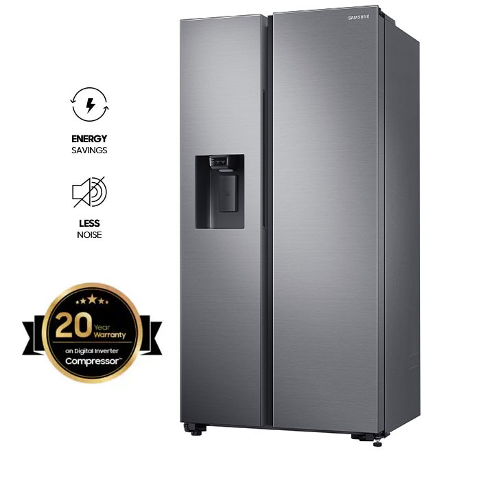 Samsung 696 litre side deals by side fridge freezer