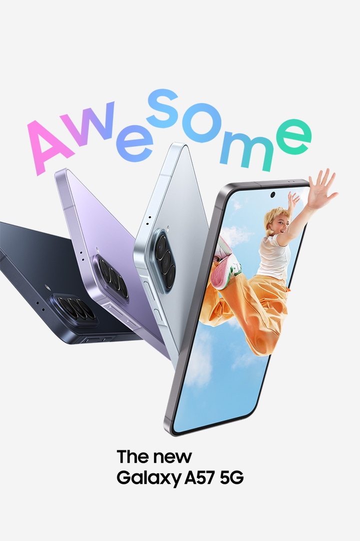 Samsung AI Week Sale - Buy Samsung Galaxy A57 5G Awesome Lilac 256
