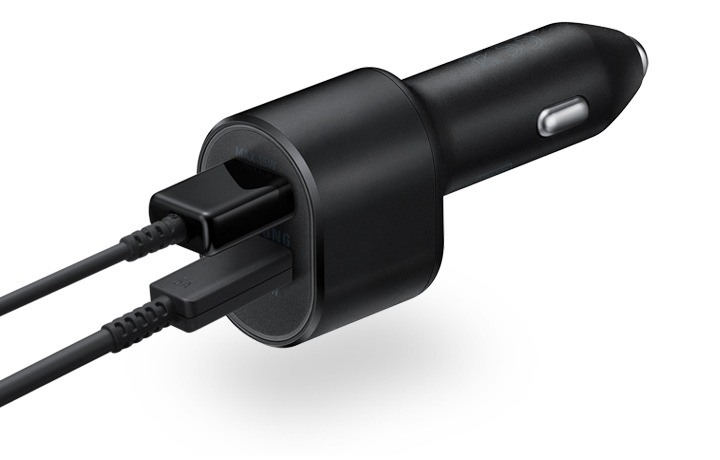 Super Fast Dual Car Charger (45W+15W) Black Samsung NZ