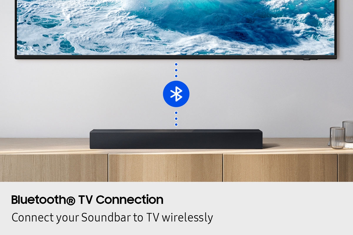 B-series Soundbar HW-B400F 2.0 ch Subwoofer (2025) Black
