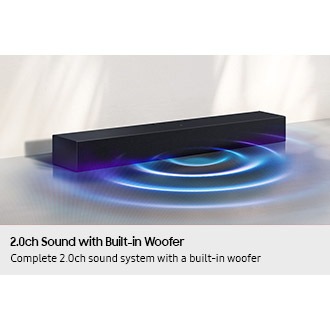 B-series Soundbar HW-B400F 2.0 ch Subwoofer (2025) Black