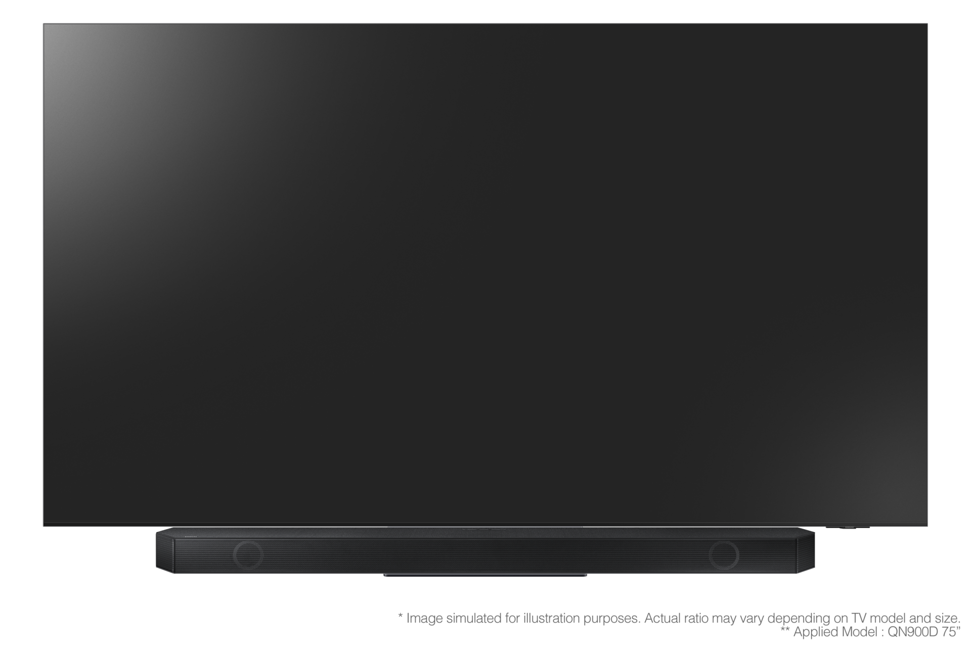 with-tv-front Black