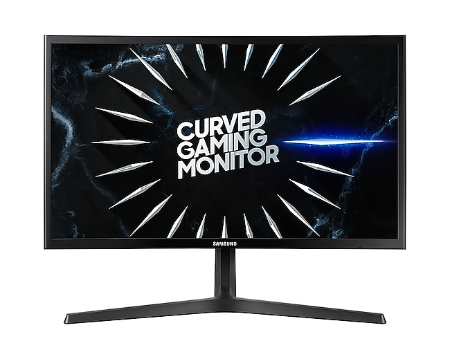 Front view of the 24" Curved Gaming Monitor with 144Hz Refresh Rate. Buy now at Samsung New Zealand online store.