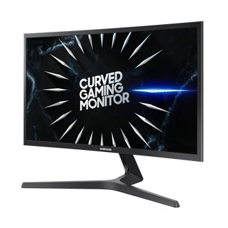 Right perspective view of the 24" Curved Gaming Monitor with 144Hz Refresh Rate. Buy now at Samsung New Zealand online store.