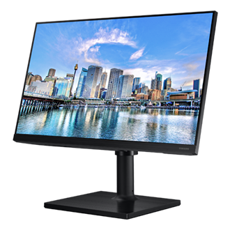 Samsung Business T37F Series Écran d'ordinateur 27 pouces 1080p 1920x1080,  réponse IPS 75 Hz 5 ms, HDMI, DisplayPort, 3 ans WRNTY F27T374FWN, noir