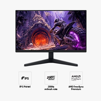 24" Odyssey G3 G30H FHD 200Hz Gaming Monitor Black